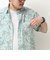 総柄プリント レギュラーカラー 半袖シャツ