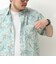 総柄プリント レギュラーカラー 半袖シャツ