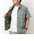 総柄プリント レギュラーカラー 半袖シャツ