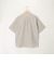 TECHキャンバスバンドカラー半袖シャツ