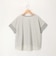 異素材バイカラーＴシャツ