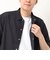 COOLMAX麻調メッシュリングスナップボタンシャツ半袖