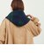 【TWEEDMILL】別注チェック柄フード付きマフラー