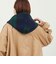【TWEEDMILL】別注チェック柄フード付きマフラー