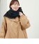 【TWEEDMILL】別注チェック柄フード付きマフラー