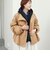 【TWEEDMILL】別注チェック柄フード付きマフラー