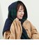【TWEEDMILL】別注チェック柄フード付きマフラー