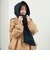 【TWEEDMILL】別注チェック柄フード付きマフラー