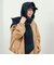 【TWEEDMILL】別注チェック柄フード付きマフラー