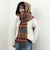 【TWEEDMILL】別注チェック柄フード付きマフラー