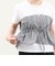 シアーチェックビスチェ付きTシャツ