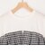 シアーチェックビスチェ付きTシャツ