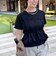 シアーチェックビスチェ付きTシャツ