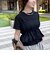 シアーチェックビスチェ付きTシャツ