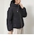 《撥水・2WAY》ファイングロス中綿×ファーリバーシブルブルゾン
