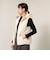 《撥水》《2WAY》カチオンツイル中綿×ファーリバーシブルベスト