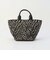LEATHER HANDLE JQ TOTE