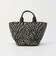 LEATHER HANDLE JQ TOTE