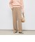 ウォッシャブル強撚ツイルワイドパンツ