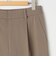 ウォッシャブル強撚ツイルワイドパンツ