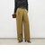 ウォッシャブルピーチツイルラップワイドパンツ
