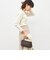 《アンサンブル対応》《手洗い可能》カシミヤ混リブUネックプルオーバー