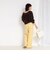 【一部WEB限定サイズ】ウォッシャブルブライトダブルクロスセミワイドパンツ