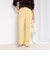 【一部WEB限定サイズ】ウォッシャブルブライトダブルクロスセミワイドパンツ