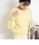 ヘアリー2WAYプルオーバーニット