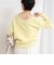 ヘアリー2WAYプルオーバーニット