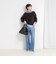 ヘアリー2WAYプルオーバーニット