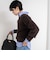 ヘアリー2WAYプルオーバーニット