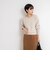 ヘアリー2WAYプルオーバーニット