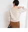 ヘアリー2WAYプルオーバーニット