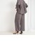 《セットアップ対応》クロップドワイドパンツ