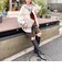 《セットアップ対応》ウォッシャブルウール調ストレッチハーフパンツ
