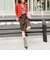 《セットアップ対応》ウォッシャブルウール調ストレッチハーフパンツ