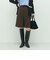 《セットアップ対応》ウォッシャブルウール調ストレッチハーフパンツ