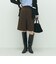 《セットアップ対応》ウォッシャブルウール調ストレッチハーフパンツ