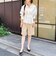 《セットアップ対応》ウォッシャブルウール調ストレッチハーフパンツ