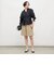 《セットアップ対応》ウォッシャブルウール調ストレッチハーフパンツ