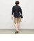 《セットアップ対応》ウォッシャブルウール調ストレッチハーフパンツ