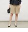 《セットアップ対応》ウォッシャブルウール調ストレッチハーフパンツ