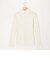 衿・袖レース付きリブニット