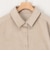 《セットアップ対応》グロッシーデニムライクシャツジャケット