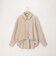《セットアップ対応》グロッシーデニムライクシャツジャケット