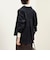 《セットアップ対応》グロッシーデニムライクシャツジャケット