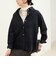 《セットアップ対応》グロッシーデニムライクシャツジャケット