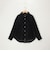 《セットアップ対応》グロッシーデニムライクシャツジャケット