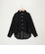 《セットアップ対応》グロッシーデニムライクシャツジャケット